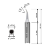 Image of Quick 960-J Silver iron soldering tip