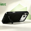 Afbeelding van Wave Magnetische Hoes met Stand Galaxy A35 - Zwart