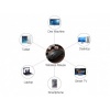 Image of Wireless Mouse Mute Silent Click Mini Noiseless inphic P-M1 (Black)