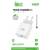 Image of Quick Travel Charger 20W USB-C Port | Wave WA-315W (White)