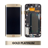 Samsung Galaxy S6 Edge (SM-G925F) Refurbished LCD Display Assembly With Frame (Gold)