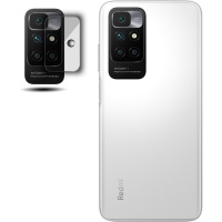 Xiaomi Redmi 10 Back Cover with camera Glass Lens (White)
