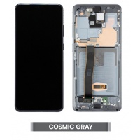Samsung Galaxy S20 Ultra (SM-G988B) Pulled LCD Display Assembly With Frame ( Gray)