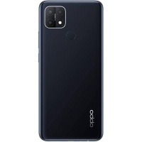 Oppo A15 Back Cover + Camera Glass Lens (Black)