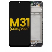 Samsung Galaxy M31 (M315) LCD Display Assembly With Frame (Black)