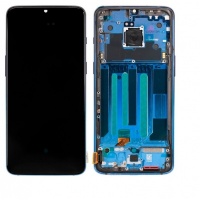 Oneplus 7 LCD Display with frame (Mirror Blue)