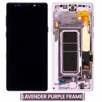 Samsung Galaxy Note 9 (N960F-DS) LCD Display Assembly Pulled With Frame (Lavender Purple)