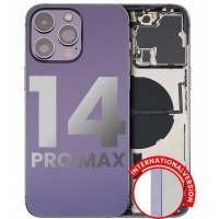 Apple iPhone 14 Pro Max Pulled Mid-Frame Housing with Parts No Battery (Purple)