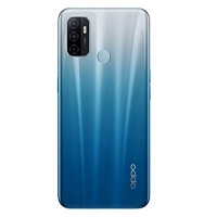 Oppo A53 4G Back Cover + Camea Glass Lens (Blue)