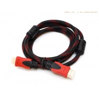 High Speed HDMI Cable Red Black 10M