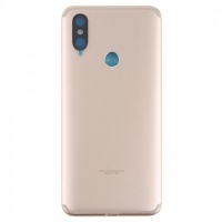 Xiaomi Mi A2 Lite Back Cover With Camera Glass Lens (Gold)