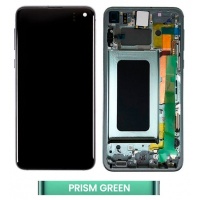 Samsung Galaxy S10E (SM-G970F) LCD Display Assembly With Frame (Prism Green)