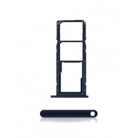 Samsung Galaxy A01 (A015F) Dual Sim Card Tray (Blue) - U