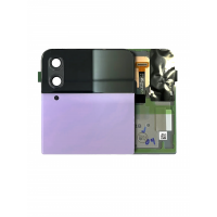 Samsung Galaxy Z Flip4 (SM-F721B) Pulled Outer LCD Display Assembly With BackCover (Pruple / Lavende