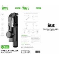 Wave WA-323 Ai GIMBAL STABILIZER Selfie Stick Tripod (Black)