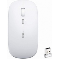 Wireless Mouse Mute Silent Click Mini Noiseless inphic P-M1 (White)