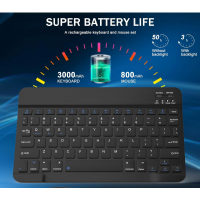 Universeel draagbaar Bluetooth-toetsenbord voor Android, Windows, iPad, iPhone en Samsung-tablets