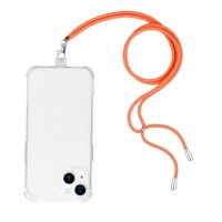 Wave Universal Mobile Lanyard Strap Stylish adjustable & Fashionable Strap - Orange