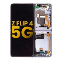 Samsung Galaxy Z Flip4 (SM-F721B) service pack LCD Display Assembly With Frame (Purple/Violet)