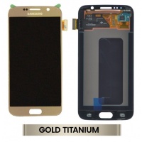 Samsung Galaxy S6 OLED LCD Display Assembly No Frame (Gold)