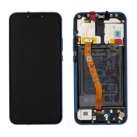 Huawei Mate 20 Lite OLED LCD Display Assembly With Frame + Battery (Black)