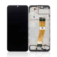 Samsung Galaxy A03 (A035G) EU Ori LCD Display Assembly With Frame (Black) Big screen