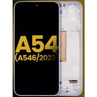 Samsung Galaxy A54 (A546B) service pack LCD Display Assembly With Frame (Violet)