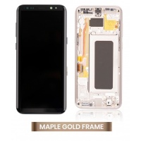 Samsung Galaxy S8 Plus (SM-G955F) LCD Display Assembly With Frame (Pink)