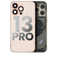 Apple iPhone 13 Pro Pulled Mid-Frame Housing with Parts No Battery (Gold)