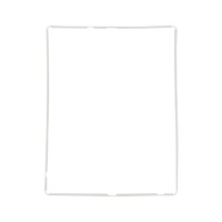 Apple iPad 3/4 Bezel With Adhesive (White)