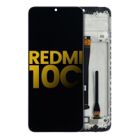 Xiaomi Redmi 10C service pack LCD Display Assembly With Frame (Black)