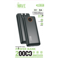 Wave WA-171 Powerbank 20000 mAh USB-C 22.5W (Black) -YE