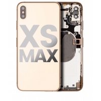 iPhone XS Max Pulled Mid-Frame Housing with Parts No Battery (Gold)