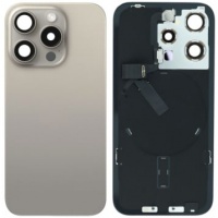 iPhone 15 Pro Pulled Back Glass With Steel Plate+Magnet+NFC -Natural Titanium