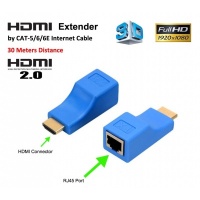 HDMI Extender Over Cat-6/6e RJ45 Network LAN Ethernet Adapter