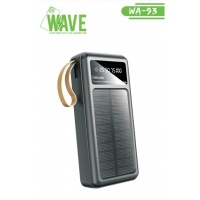 Wave WA-93 SOLAR Power Bank 20000 mAh (Black) - KE