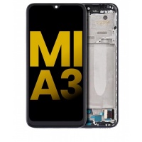 Xiaomi Mi A3 service pack LCD Display Assembly With Frame (Silver)