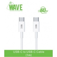 Wave WA-59 Type-C to Type-C Cable 1M (60 Wat) (White) - Y