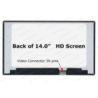 LCD Screen 14.0'' WideScreenNT140WHM-N45 HD (1366x768) No Brackets Matte 30 Pin (19mm)