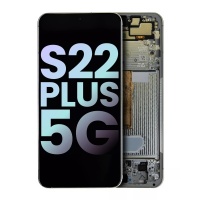 Samsung Galaxy S22 Plus 5G (SM-S906B)Pulled LCD Display Assembly With Frame (Silver)