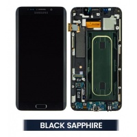 Samsung Galaxy S6 Edge Plus (SM-G928F) LCD Display Assembly With Frame (Black)