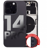 Apple iPhone 14 Pro Pulled Mid-Frame Housing with Parts No Battery (Black)