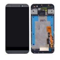HTC One M9 LCD Display Assembly With Frame (Black)