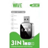 Wave WA-397 3 in 1 CarPlay for iPhone IOS / Adnriod Auto & Airplay