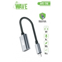 Wave WA-98 Phone OTG Adapter USB To Lightning (Gray) - LM