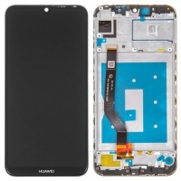 Huawei Y7 2019 LCD Display Assembly With Frame (Black)