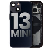 Apple iPhone 13 Mini Pulled Mid-Frame Housing with Parts No Battery (Black) (A Grad)
