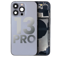 Apple iPhone 13 Pro Pulled Mid-Frame Housing with Parts No Battery (Blue)