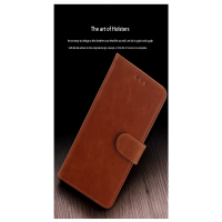 Wave Leather Book Case iPhone 17 Pro - Brown