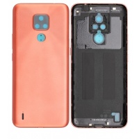 Motorola Moto E7 (XT2052) Back Cover (Satin Coral)